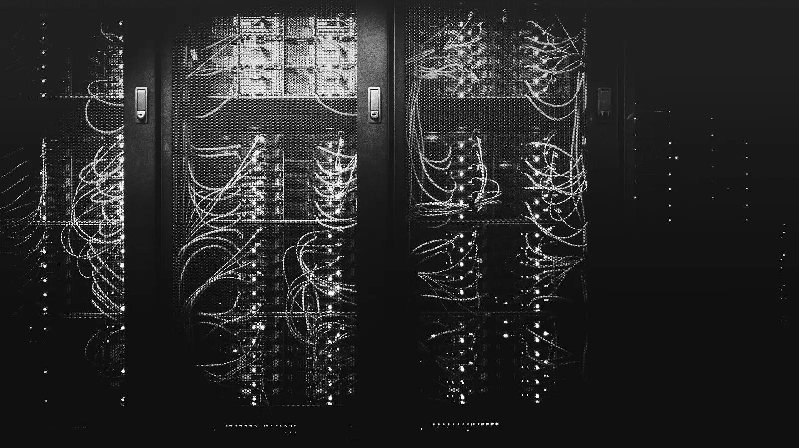 Server racks and cabling